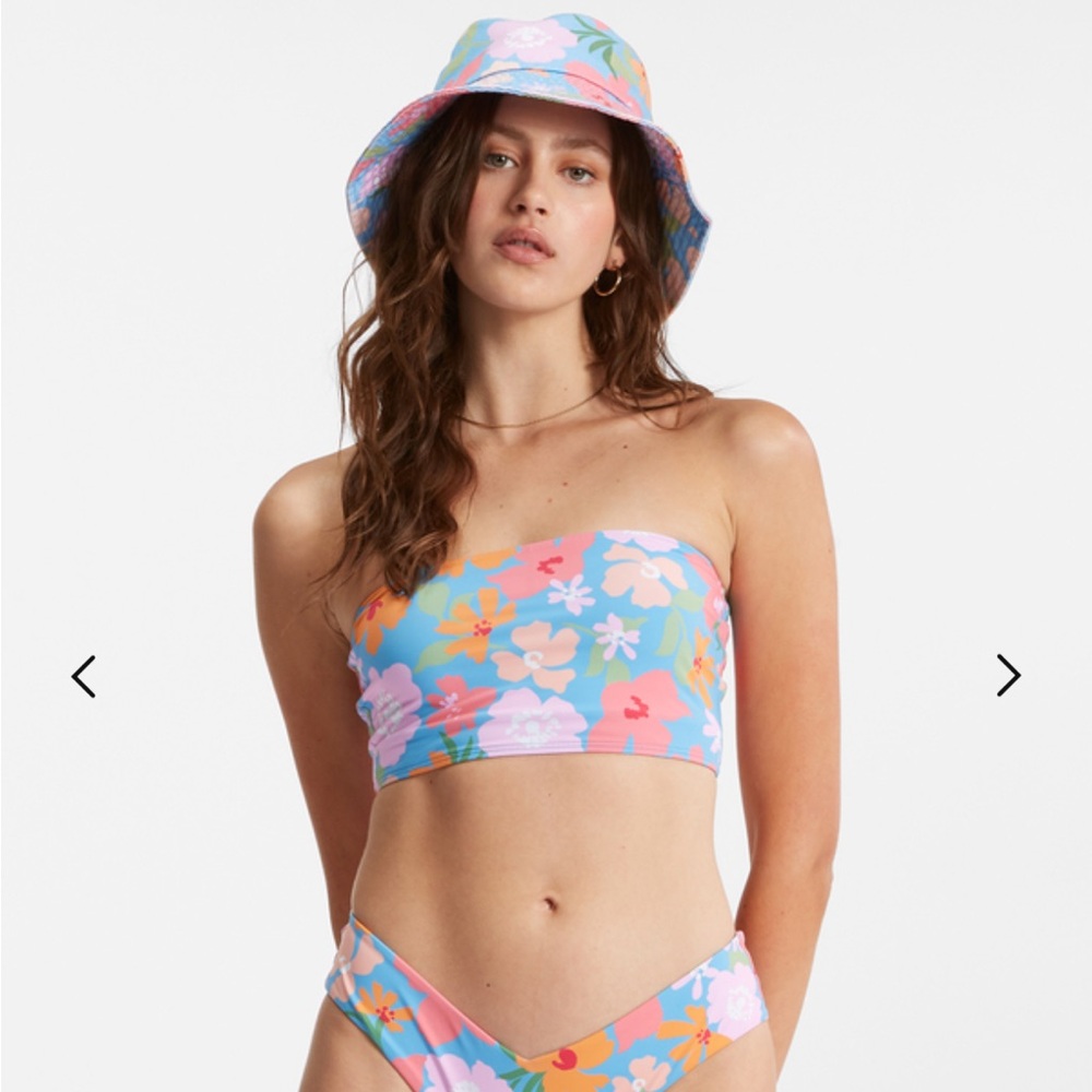 NEW Billabong Summer Field Sunny Tube Bikini Top